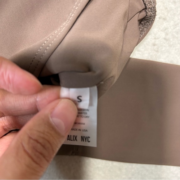 ALIX NYC Wrenn Bodysuit In Brown Slate Size S - Picture 8 of 12